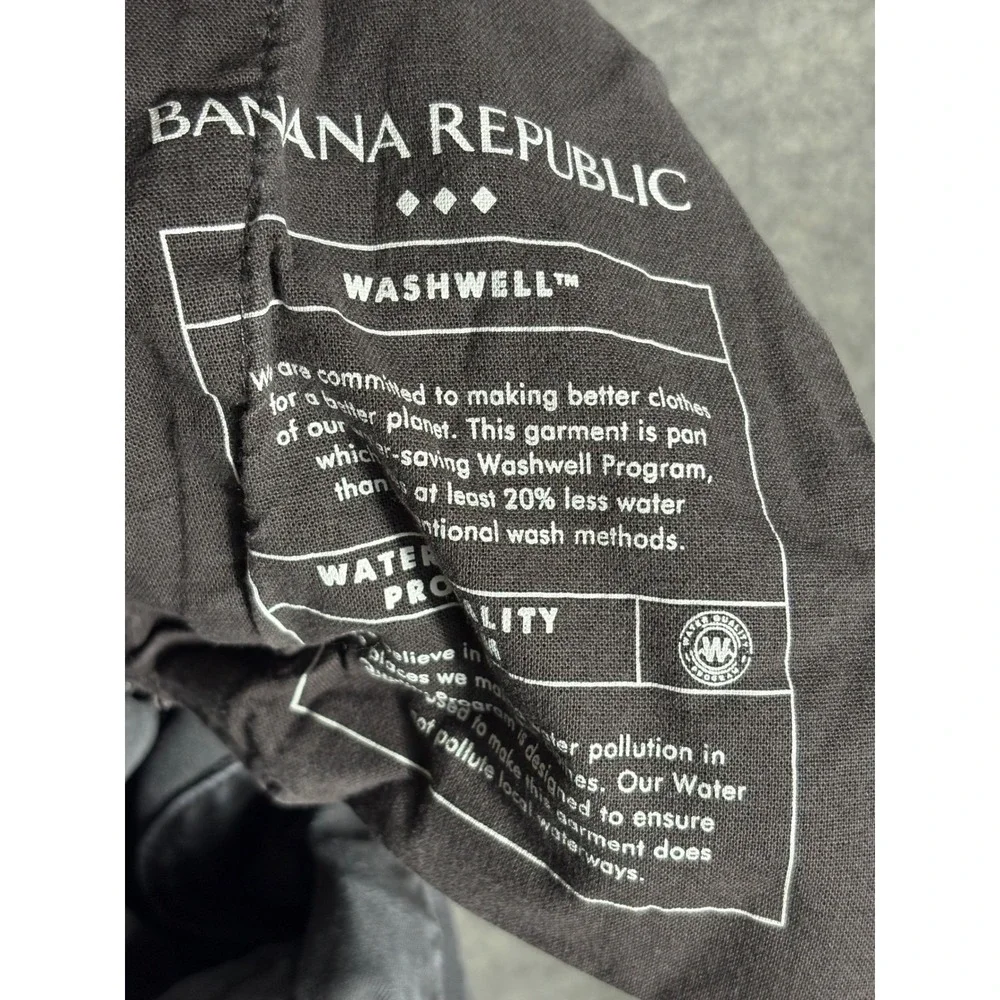 Banana‎ Republic Lived-In Chino Slim Fit Gray Stretch Pants Mens 31x30 Washwell